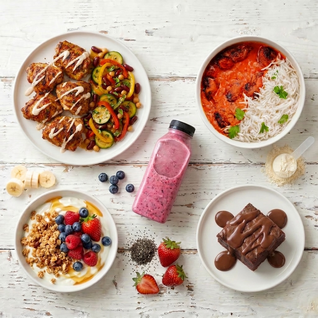CurryFit chef-cooked desi meals — macro-balanced, calorie-counted Indian food delivered fresh