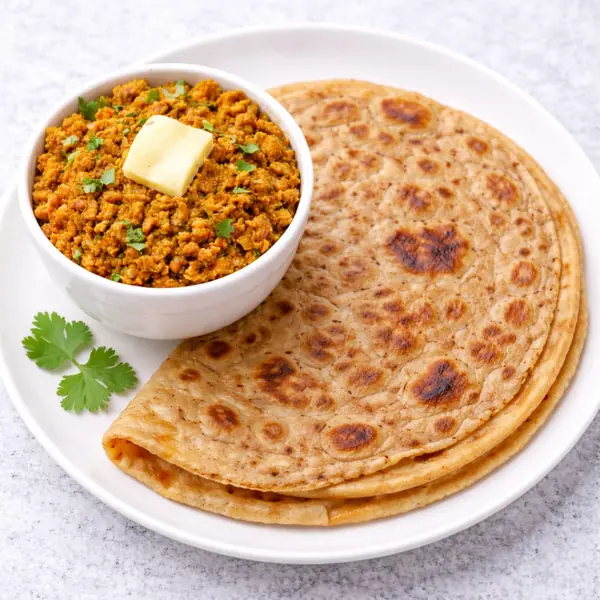 Soya Kheema Paratha