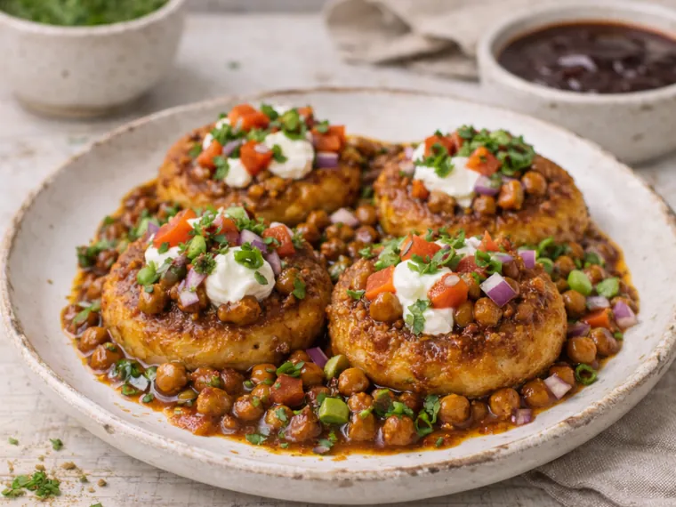 Aloo Tikki Chaat