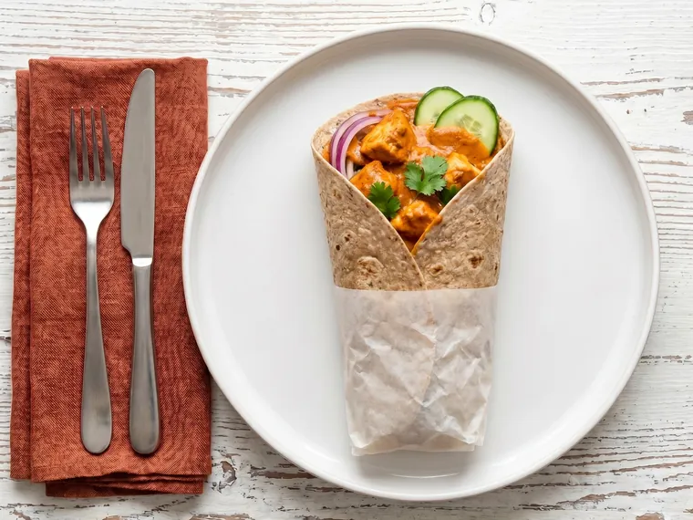 Butter Chicken Wrap