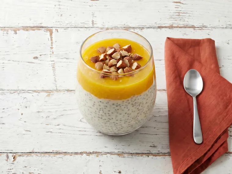 Badaam Chia Mango Pudding