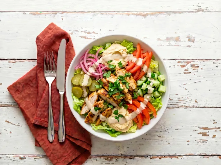 Chicken Shawarma Salad