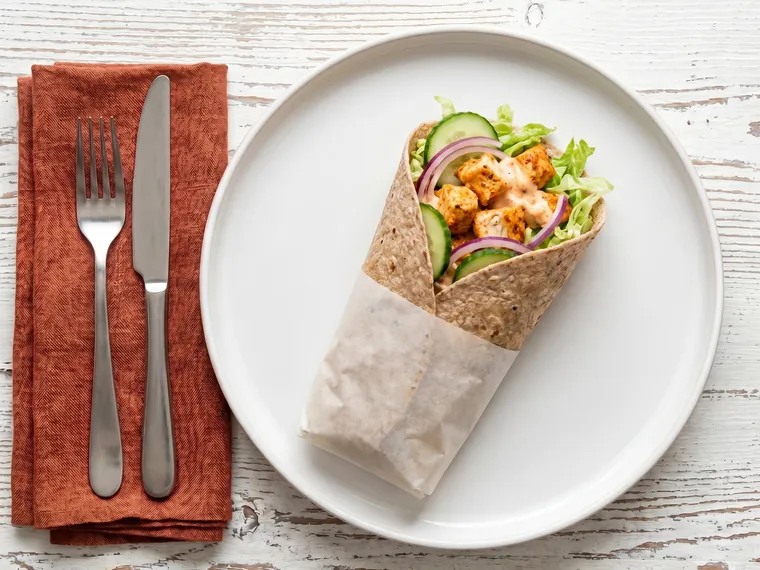Chicken Tikka Mayo Wrap