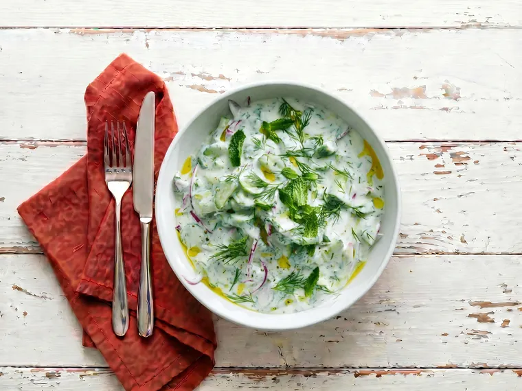 Creamy Cucumber Dill Salad