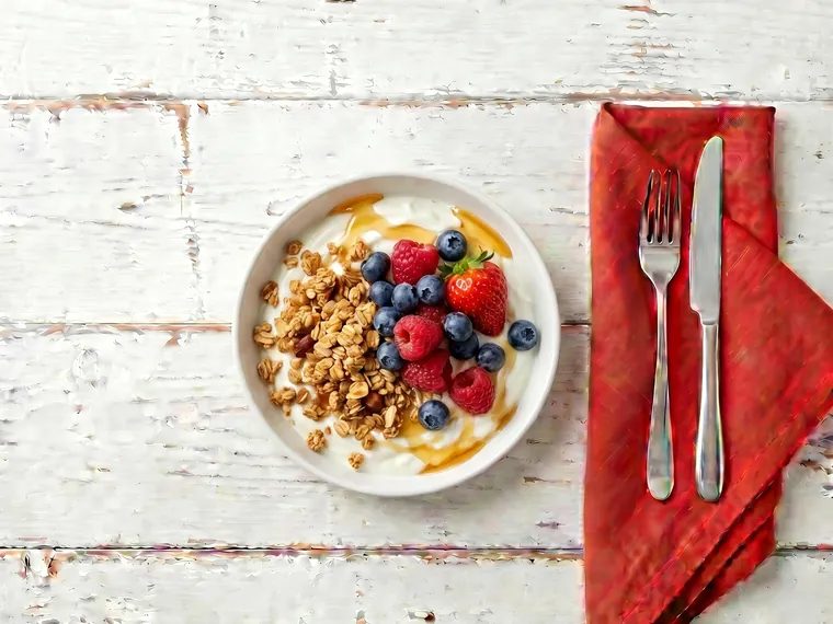 Granola Bowl with Fresh Fruit