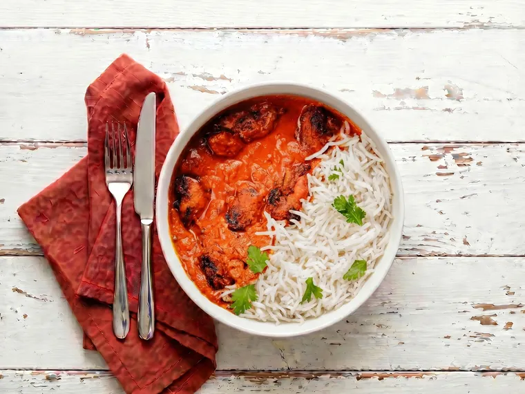Healthy Chicken Tikka Masala Bowl