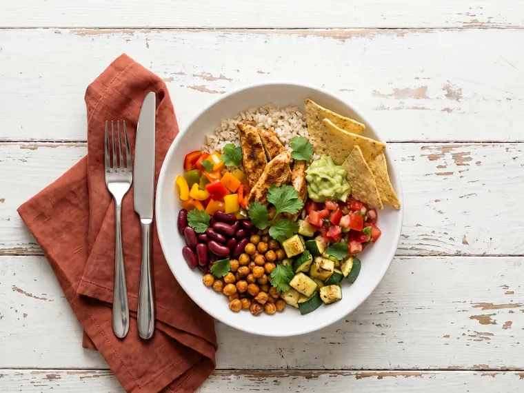 Mexican Chicken Poke Bowl