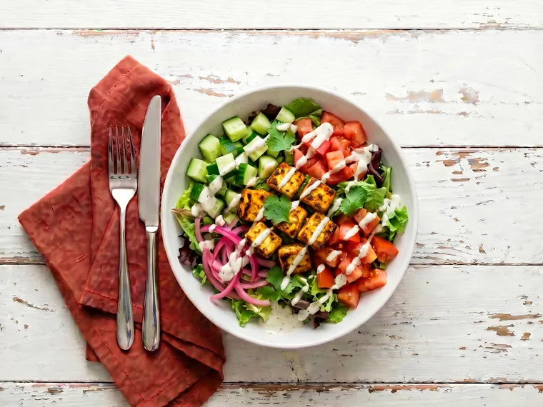 Paneer Tikka Salad