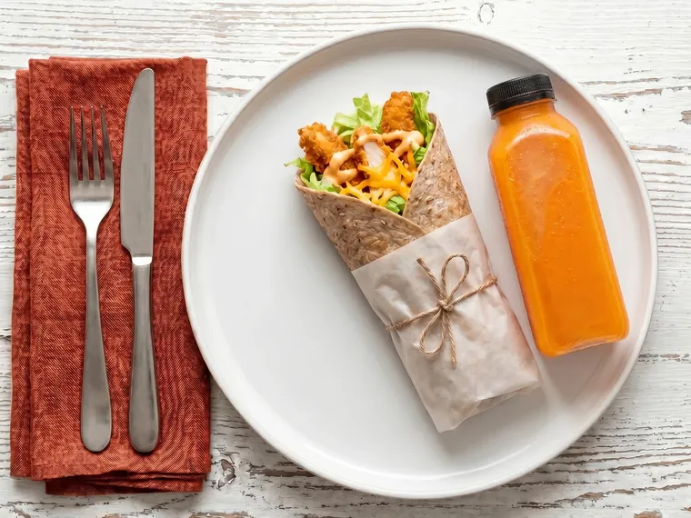 Wrap and Juice Combo